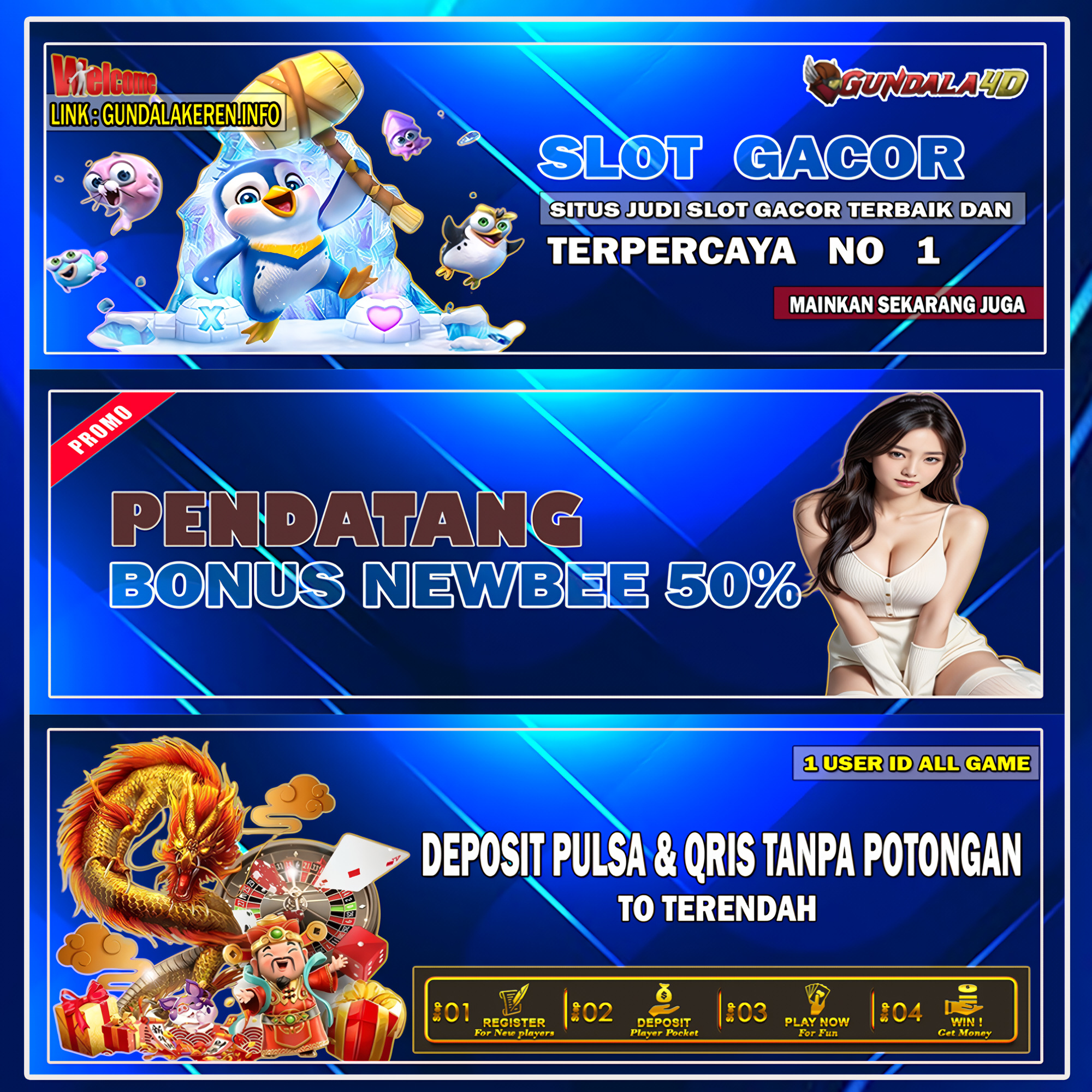 GUNDALA4D : Situs slot online terpercaya dengan jackpot Gacor harian