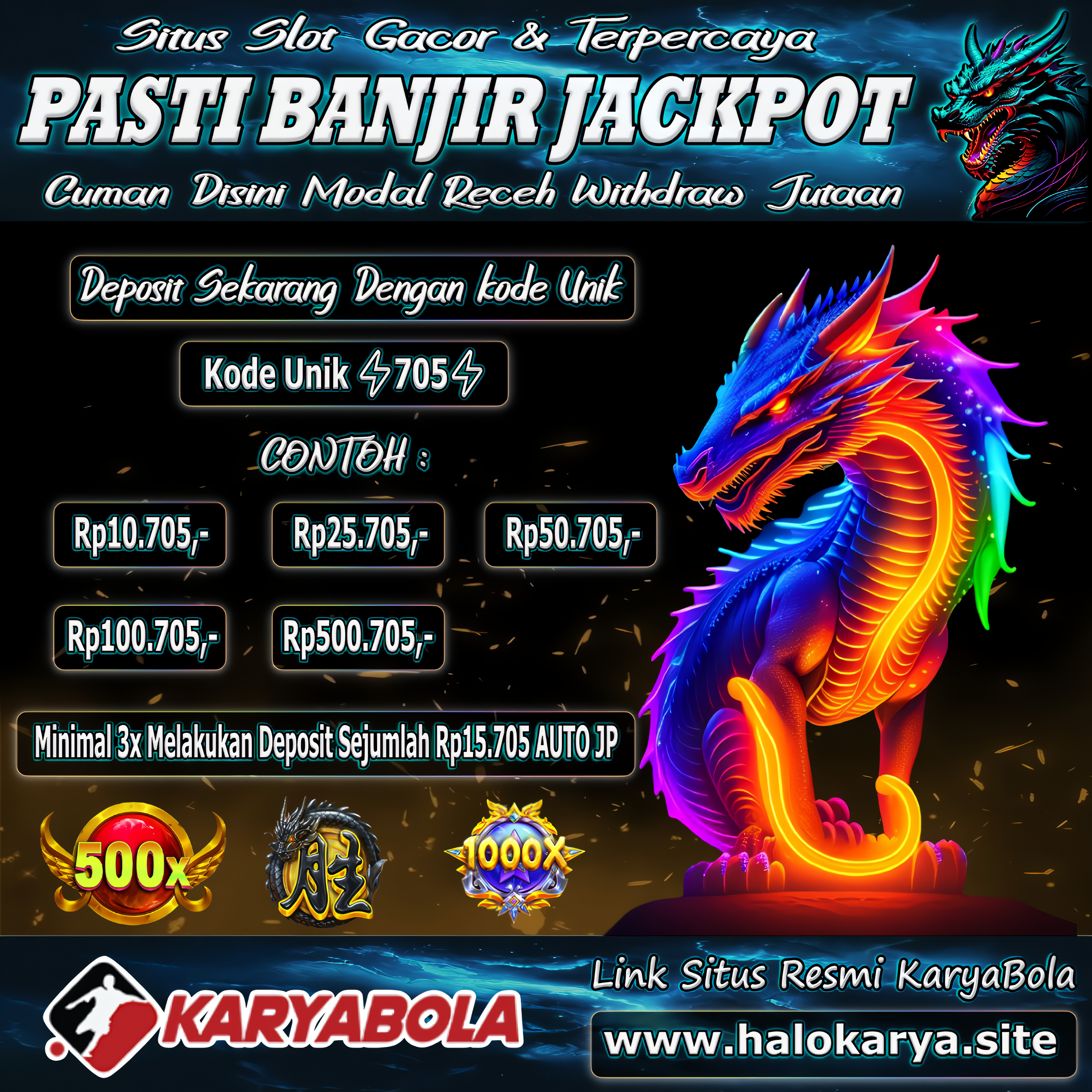 KARYABOLA: Situs slot online terpercaya dengan peluang jackpot terbesar